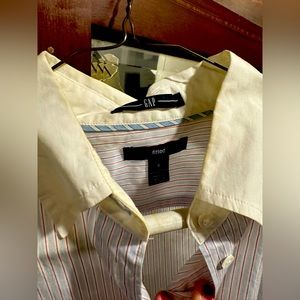 Gap Pinstripe Collared Shirt
